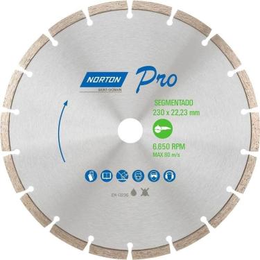 Imagem de Disco De Corte Diamantado, Segmentado, 230 Mm, F22, 70184645810, Norton Ostenvonder