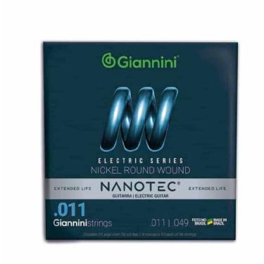 Imagem de Encordoamento Para Guitarra 6 Cordas Nanotec Giannini (.011 - .049)