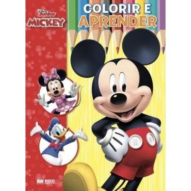 Imagem de Colorir e aprender personagens disney - a casa do mickey mouse - RIDEE