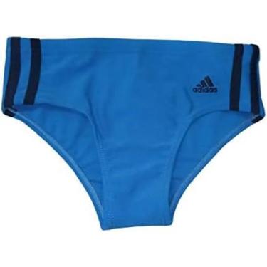 Imagem de Sunga Adidas Infantil Lateral Média Cavada 3SY Original (as2, age, 14_years, 15_years)