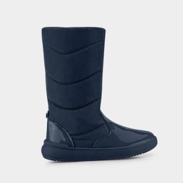 Imagem de Bota Infantil Cano Longo Bibi Urban Basic Drop Azul-Feminino