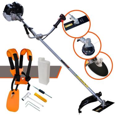 Imagem de Roçadeira Profissional Anmax CG430-B À Gasolina 43cc 1,7HP 12.000rpm C/ 3 Opções de Cor...