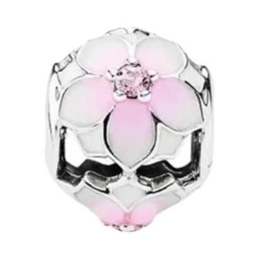 Imagem de Pingente De Flor De Cerejeira Para Pulseira E Colar De Prata, Presente