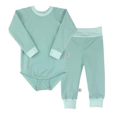 Imagem de Conjunto Térmico Bebê e Infantil Kit Body e Calça Cores Concuca