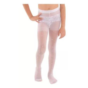 Imagem de Meia-Calça Gravatinha Fio 20 W06852 Infantil Desenhada Microfibra T. P