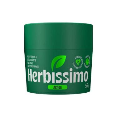 Imagem de Desodorante Em Creme Antitranspirante Herbíssimo Action 55g