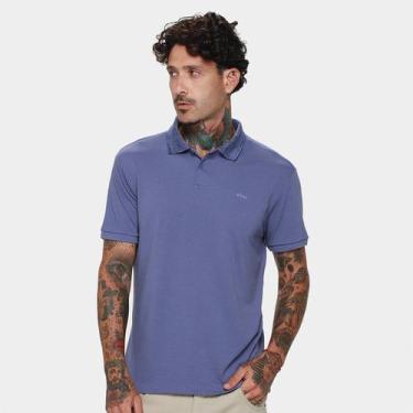 Imagem de Camisa Polo Ellus Casual Masculina, Cinza, M