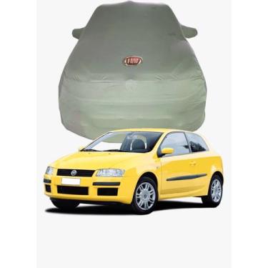 Imagem de Capa de Carro Fiat Stilo Tecido  Lycra Premium - Cadilhe Capas, Cinza 