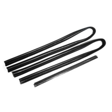 Imagem de Kit 4 Pçs Canaletas C/pestana Porta Tras Fiesta 96 A 06 F103 - Uniflex