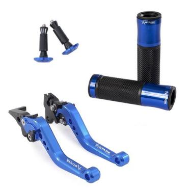 Imagem de Kit Manete Manopla Peso Esportivo Yes 125 Intruder 125 Riva - Stark Ra