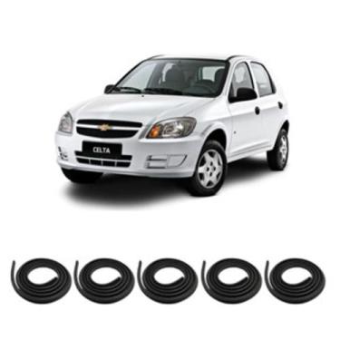 Imagem de Kit Borracha De Vedação Celta 4 Portas + Borracha Porta Mala - sem mar