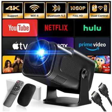 Imagem de Projetor Inteligente Hy320 Reuniões Cinema Alto Falante Wifi Bluetooth