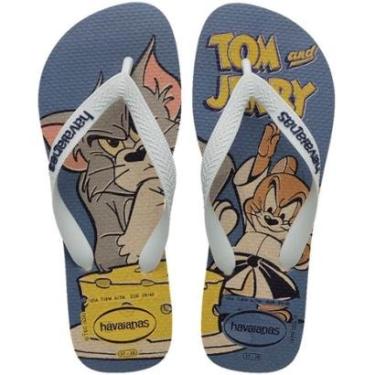Imagem de Chinelo Havaianas Unissex Top Warner Classics Tom e Jerry Preta-Unissex