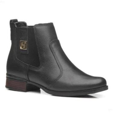 Imagem de Bota Feminina Coturno 100% Couro Conforto Pegada 282003-Feminino