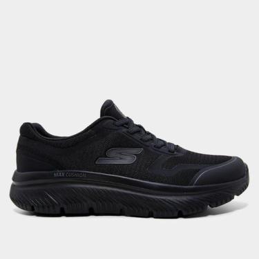 Imagem de Tênis Skechers Go Walk Max Cushioning Hyper Burst Feminino, Preto, 38