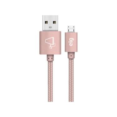 Imagem de Cabo Micro USB 1m ELG Urban - M510BRG, Ouro Rosa