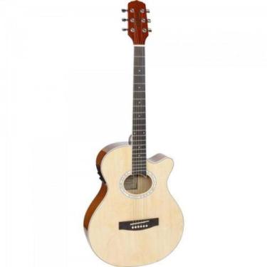 Imagem de Violão Giannini Mini-Jumbo Cutaway Aço Gsf-1D Natural Glossy
