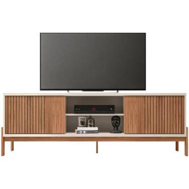 Imagem de Rack para TV 75 2 Portas Caemmun Tannen 1., Freijó e Off White