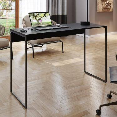 Imagem de Mesa de Escritório Home Office Start 90cm Estilo Industrial Preto - Desk Design