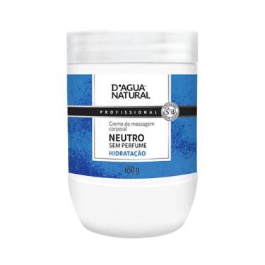 Imagem de Creme de Massagem D'agua Natural Neutro 650g