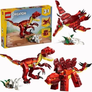 Imagem de LEGO Creator 3 em 1 Dinossauros Feroz 283 Peças 8+ 31379