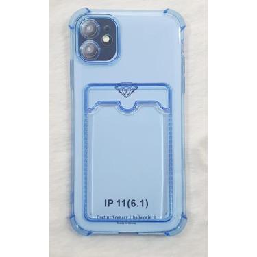 Imagem de Capinha Proteção de Camera e Porta Cartão Compativel com iPhone 11 6.1