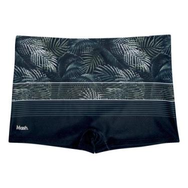 Imagem de Sunga Mash 300.99 boxer folhagem palmeira, P, Pt00