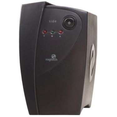 Imagem de Estabilizador 1000VA Ragtech Side Wide Laser Preto 5379 - Saida 115V -