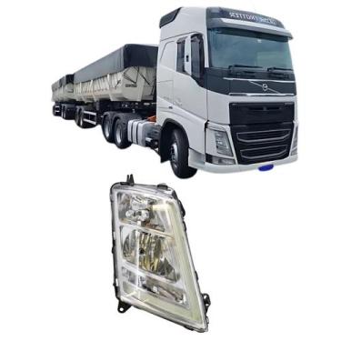 Imagem de Farol Fh400 Fh460 Fh540 Fh750 Fm380 Ld 2014 Em Diante Led Posiçao Drl 