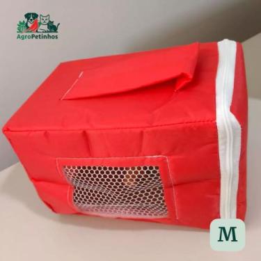 Imagem de Caixa bolsa de Transporte para Calopsita com poleiro  Pequena, Média o