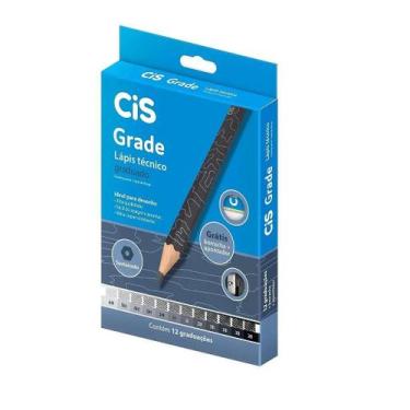 Imagem de CIS Lápis Graduado com 12 Graduações - Caixa com 14 Itens