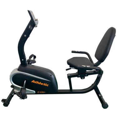 Imagem de Bicicleta Ergométrica Horizontal Athletic Vision 240BH 8 Níveis Magnéticos 120kg Suportados Pedal Suave