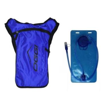 Imagem de Mochila De Hidratação Refil 2 Litros Oggi Hacker Racer, Azul