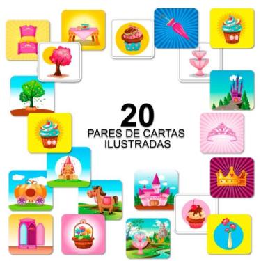 Imagem de Jogo Da Memória Princesas 2824 Jogo Da Memoria Princesas 2824 - Pais e