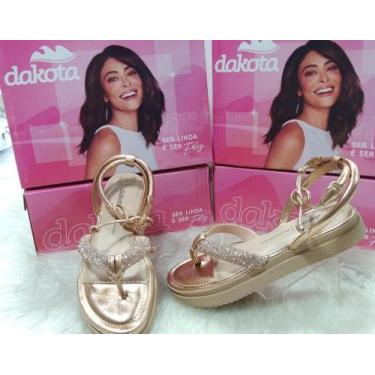 Imagem de Sandália Dakota Flatform Papete tira cristal Rives Y7632, Matalrose, 3