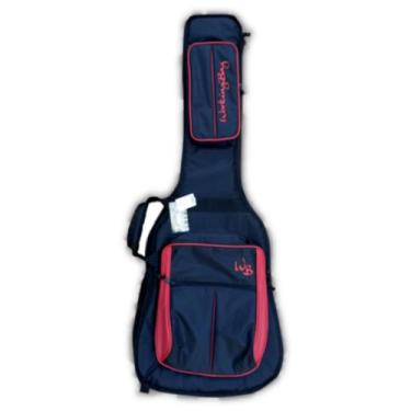 Imagem de Wb bag p/violao folk prime vermelha cod: 6545 - WORKING BAG