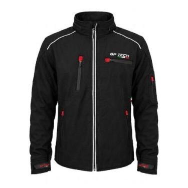 Imagem de Jaqueta Moto Gp Tech Soft Casual Resistente À Água, GG-XL, Preto/Verme