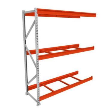 Imagem de Mini Porta Palete SA Continuação 3 Níveis - 2,00x1,80x0,80m 500kg Cinz