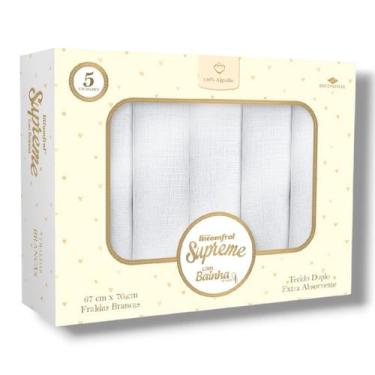 Imagem de Fralda De Pano Supreme Fraldas Incomfral Cor:Branco, Branco