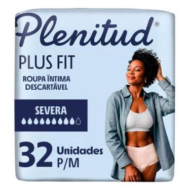 Imagem de Roupa Íntima Plenitud Plus Fit Tamanho P/M com 32 Unidades Descartávei