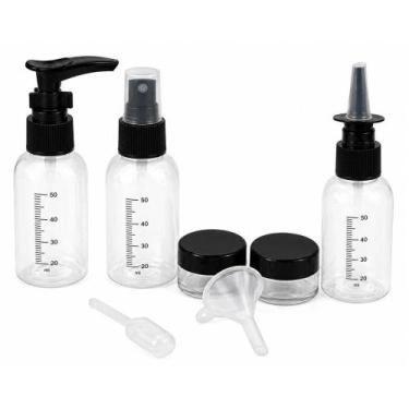 Imagem de Kit Recipientes para Viagem 50ml 7 Pçs N244356-4 - Quanhe