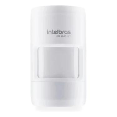 Imagem de Sensor de Presença Intelbras Infravermelho, Detecção Até 12M, Passivo, Sem Fio, Pet Immunity 20Kg, Uso Interno - IVP 8000 PET