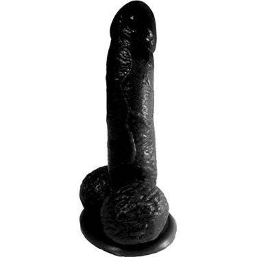 Imagem de Prazer&Cia BR Prótese Pênis Real 6D Black 16 0 X 3 5 Cm Aproximado R6Dsvbl Black