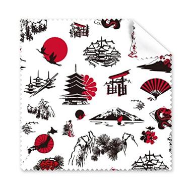 Imagem de Japan Sakura Pine Mount Art Deco, pano de limpeza moderno, 5 peças