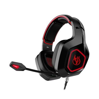 Imagem de Headset Gamer Kross Dekmos USB Preto e Vermelho KE-HS155
