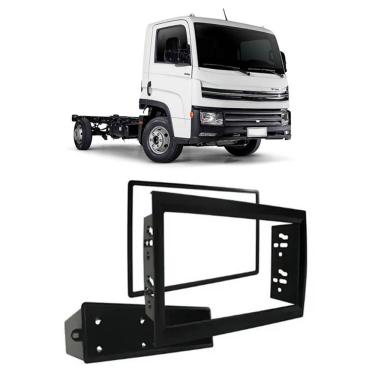 Imagem de Moldura Painel 1 Din e 2 Din VW Delivery  7" Polegadas 2017 em Diante - Preto