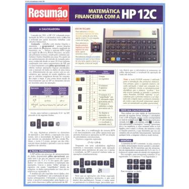 Imagem de Livro - Resumão Especial - Matemática Financeira Com a HP 12C - Andrew Carvalho Pinto