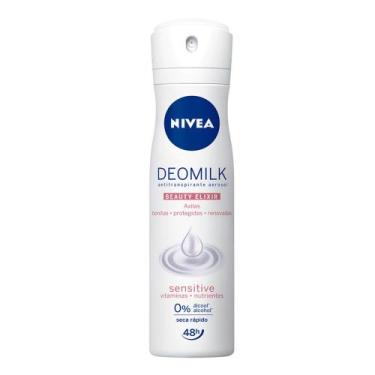 Imagem de Desodorante Aerosol Nívea  Antitranspirante Milk Sensitive - Nivea