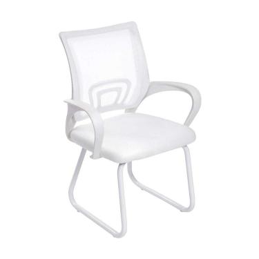 Imagem de cadeira de escritório secretária tok branca