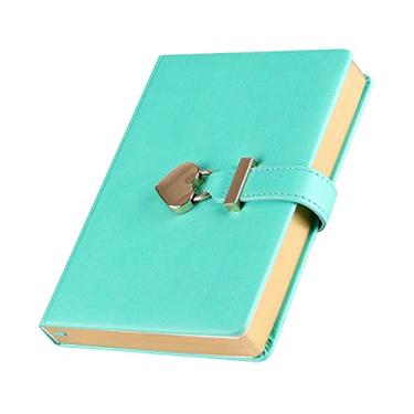 Imagem de Caderno diário 2022 de capa dura Week to View Diary Secret Journal Personal Journal Caderno 288 páginas com presente de artigos Love Locks de papelaria, 135 x 180 mm